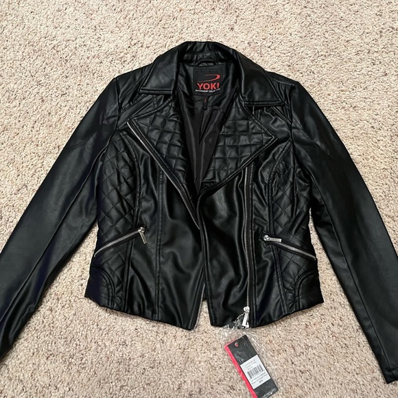 Yoki Jackets & Coats Womens Faux Black Leather Jacket Poshmark